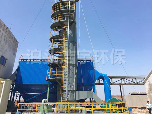 濰坊龍威化工10噸鍋爐布袋除塵、脫硫